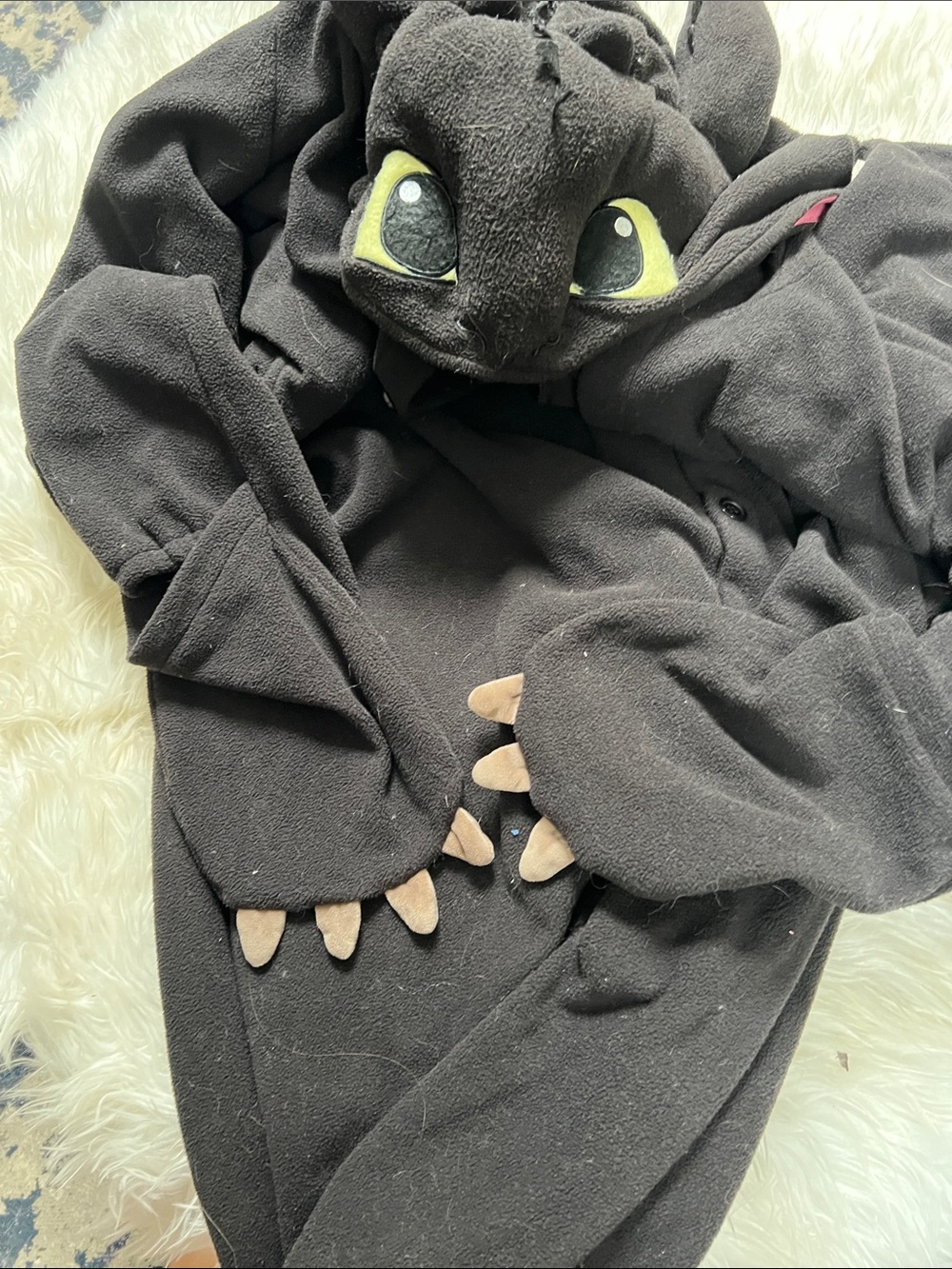 Toothless onesie from how to train your dragon